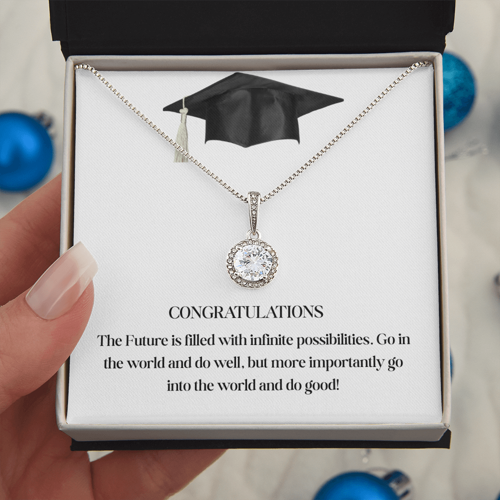 Graduate: The Future is filled with: Eternal Hope Jewelry Necklace